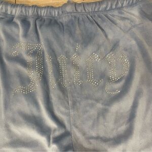 Juicy Couture Light Blue Velour Pants